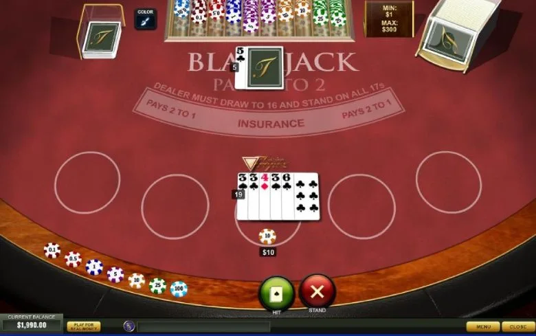 Blackjack Trực Tuyến JBO